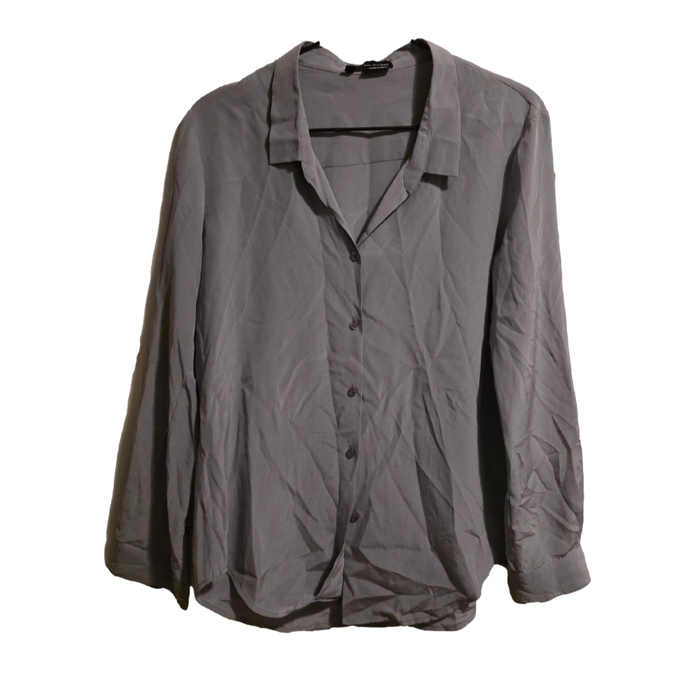 The Kooples Gray Button Down Shirt